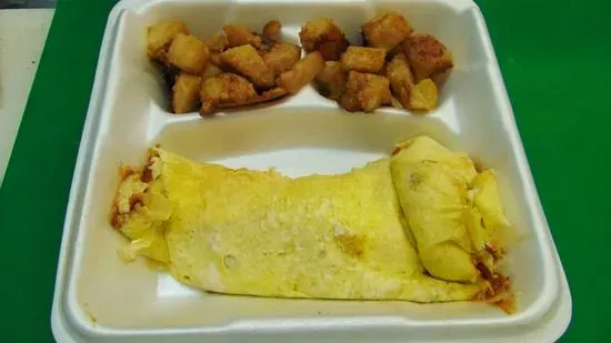 Chili and Cheese Omelet