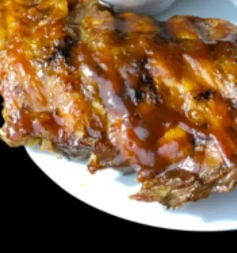 Half Slab Smoked Pork Ribs