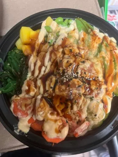 Salmon poke bowl