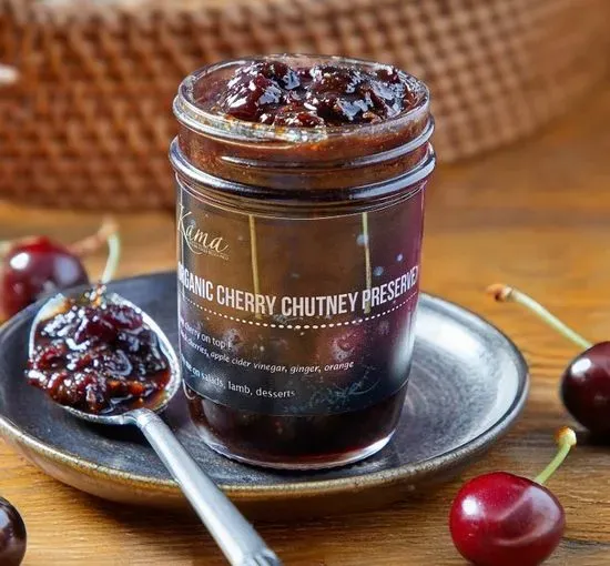 cherry chutney jar