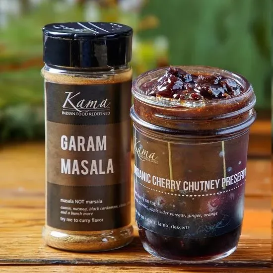 cherry chutney Jar and garam masala 8 oz