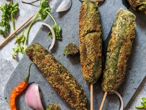 Spinach Kabab - 12 Pcs