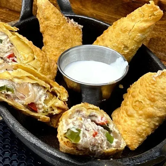 Philly Cheesesteak Egg Rolls