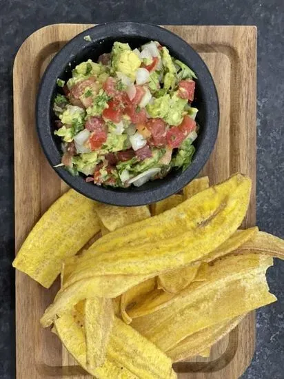 Guacamole and Plantain Chips