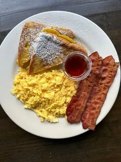 1/2 French Toast & Eggs