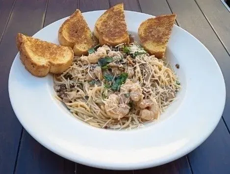 Citrus Shrimp Spaghetti