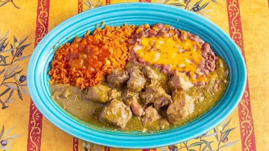 Chile Verde Platter