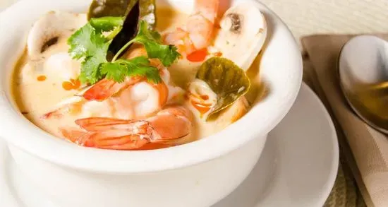 Shrimp Coconut Soup (Tom Kah Koong)