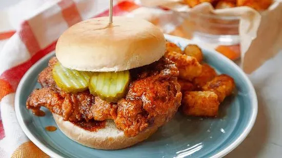 Nashville Hot Fried Chicken Sandwich