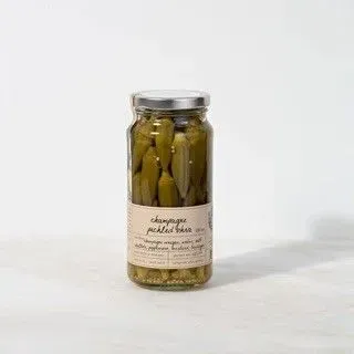 STONE HOLLOW FARMSTEAD Champagne Pickled Okra / 16oz