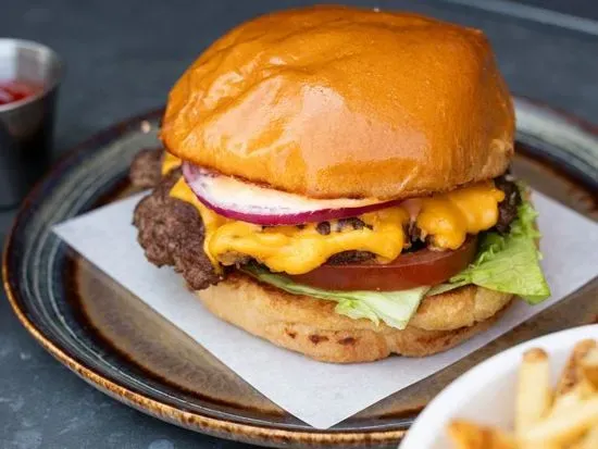 Grass Fed Beef Burger & Fries