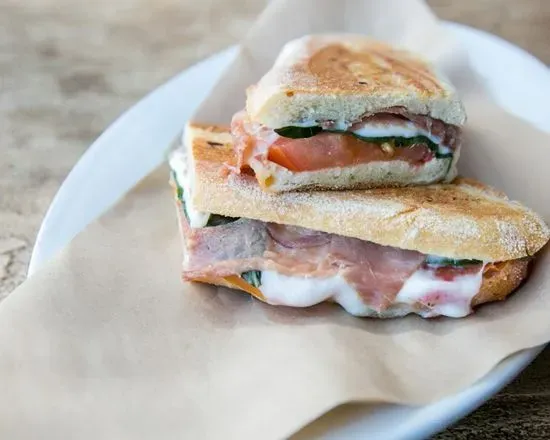 Tomato Mozza Prosciutto Panini