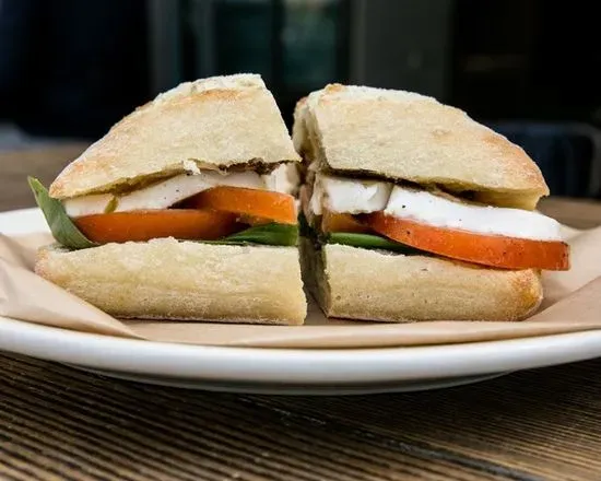 Caprese Tom Mozza Prosciutto Sandwich