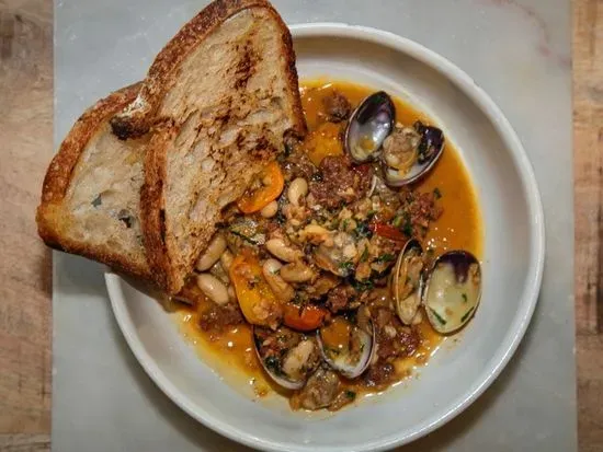 Clams with Chorizo