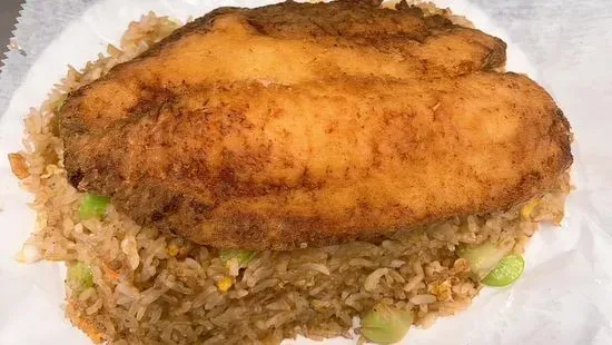 Teriyaki Tilapia JJ Hibachi Rice