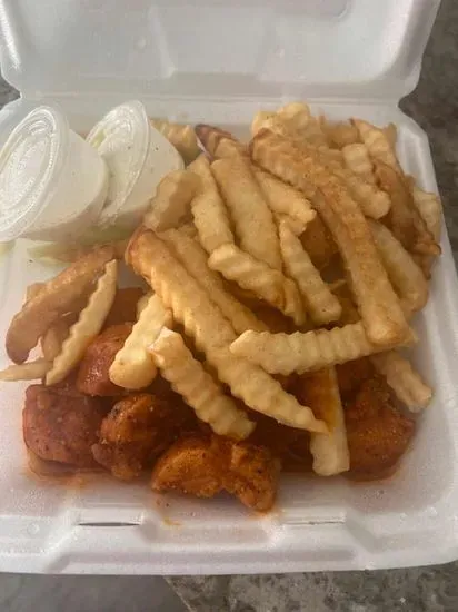 Boneless  10 PC wings Combo