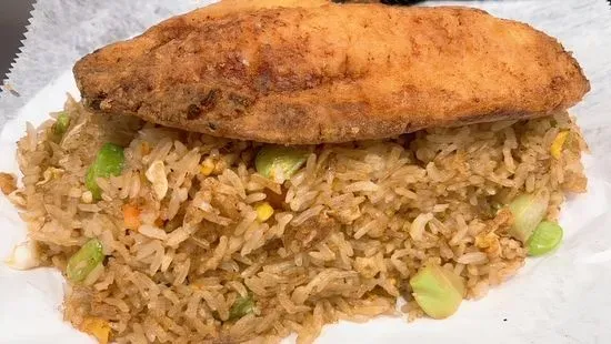 Teriyaki Whiting JJ Hibachi Rice