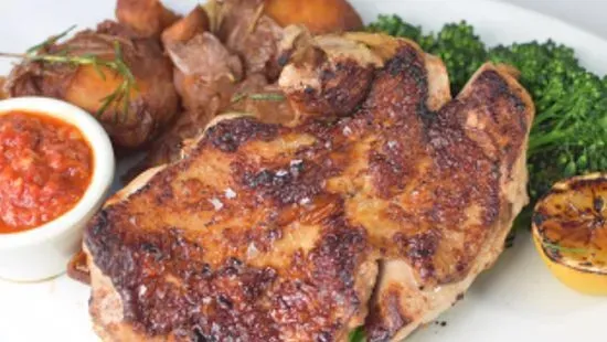 Brick Roasted Half Chicken