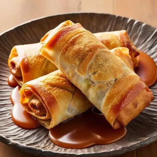 Peach Cobbler Egg Roll