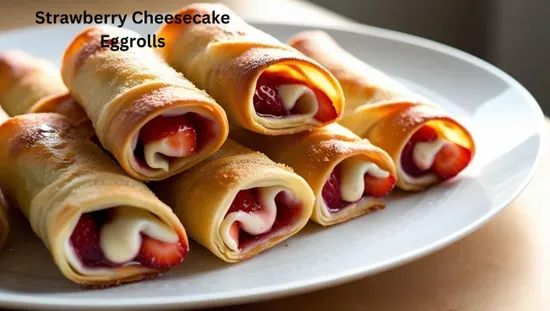 Strawberry Cheesecake Egg roll