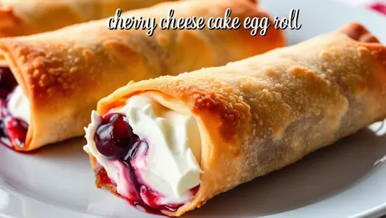 Cherry Cheesecake Eggroll