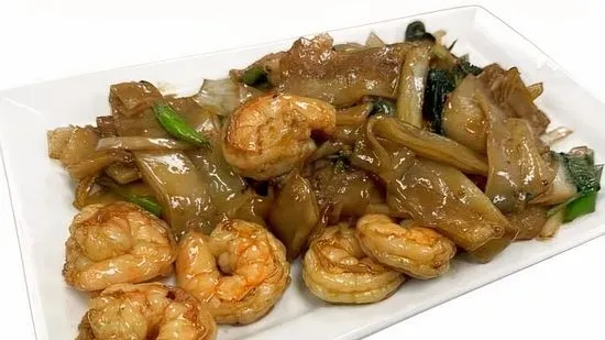 Shrimp Pad See Eiw (Spicy)