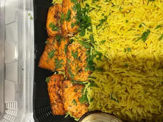 GRILLED SALMON KABAB