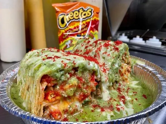 Wet Hot Cheetos Burritto