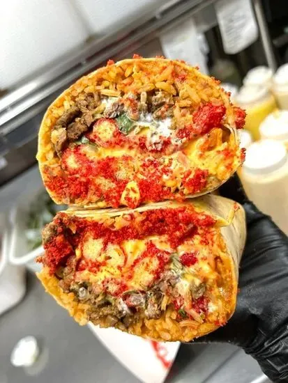 Signature Hot Cheetos Burrito