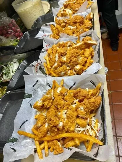 4pc Fried Chicken Strips Fries