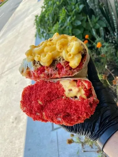 Mac & Cheese Cheetos Burrito (Any Meat)