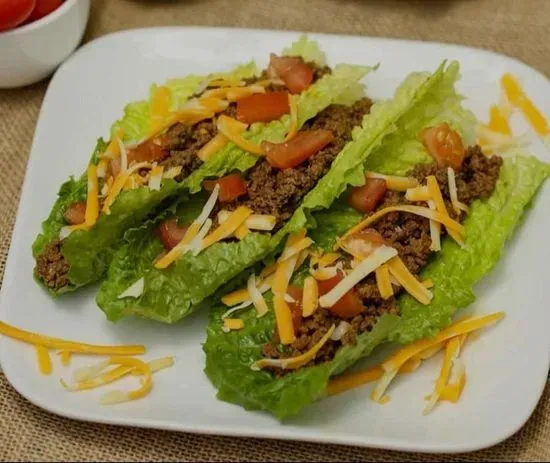 Lettuce  tacos (1) Taco with any Meat