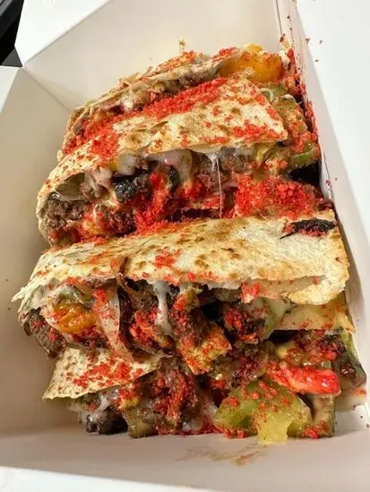 Steak & Shrimp Cheetos Quesadilla