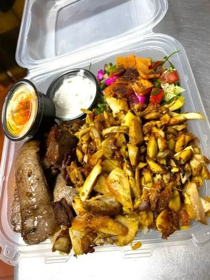 Gyro and Shawarma Mix Platter