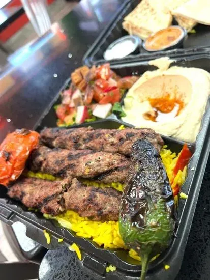 Kafta Kabab Platter