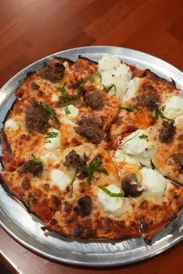 Meatball & Whipped Ricotta Pizza