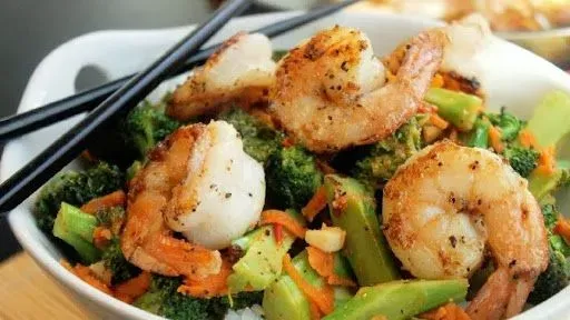 Shrimp With Mixed Vegetables
