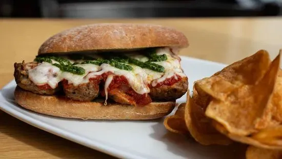 Meatball Parm Sandwich
