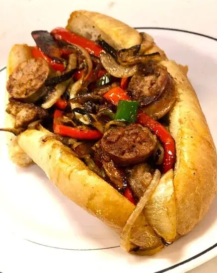 Italian   Sausage Sub Home Made