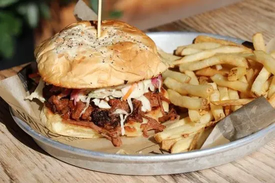 CHOPPED BRISKET SANDWICH