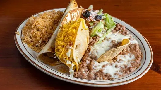 (Catorce) 1 Beef Taco & 1 Beef Burrito