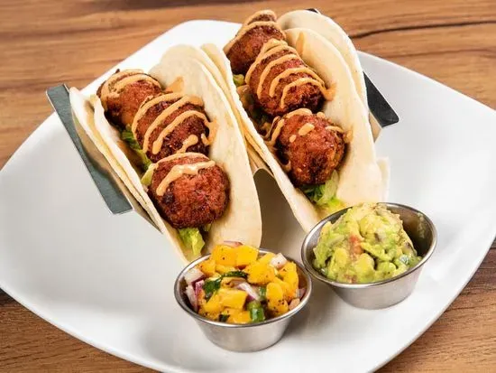 Crispy Veggie Balls Tacos VG