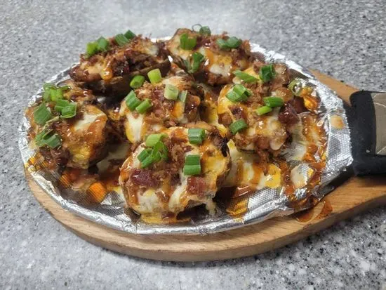 Cheese + Bacon Potato Skins