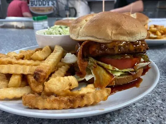 Kickin' Bourbon BBQ Burger Meal