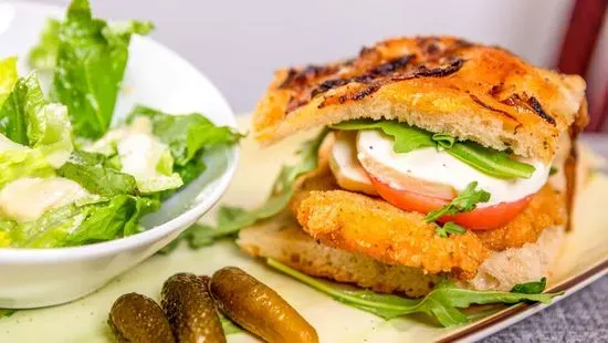 Crispy Chicken Caprese