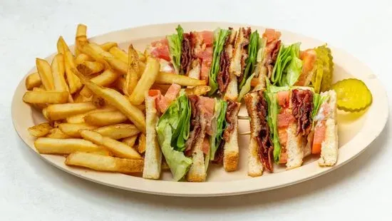 BLT Club with Fries