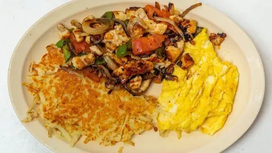 Fajita Chicken and eggs