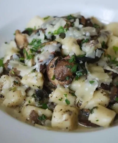 GF Gnocchi, Mushrooms.