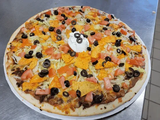 Taco Pizza (14" (Serves 2-3 Person))