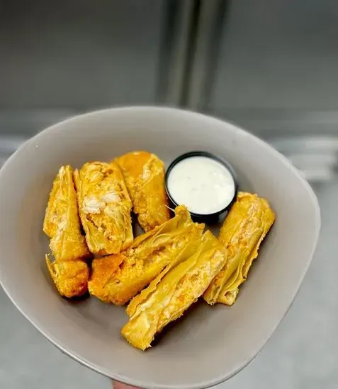 Buffalo Chicken Egg Rolls